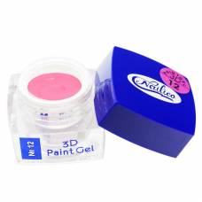 Гель-краска 3D Gel Nailico №12, 4г (Розовый)