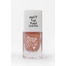 Step Matt Top POTAL Gold/pink