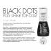 Top Poly Shine BLACK DOTS